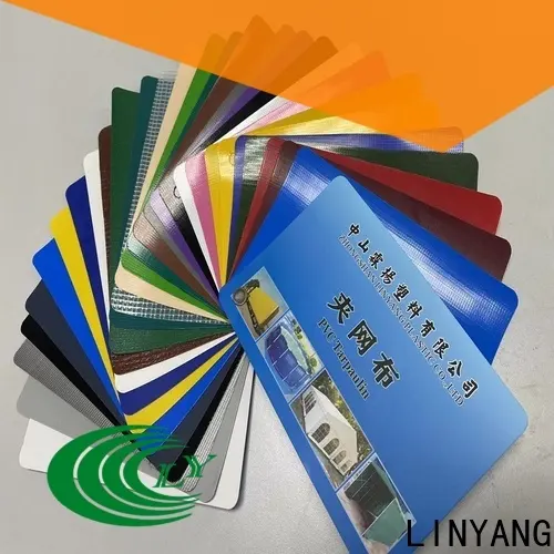 LINYANG tarpaulin film factory price for advertising banner 1