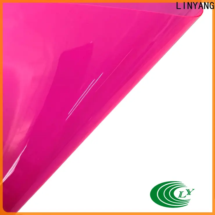 LINYANG transparent pvc film personalized 1