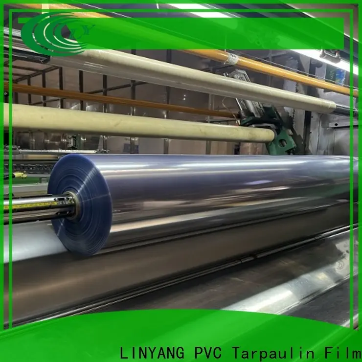 LINYANG translucent PVC film personalized for handbags 1