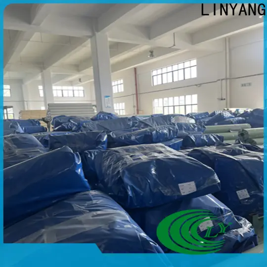 LINYANG factory Direct pvc coated nylon tarpaulin with custom services for roofs outdoor coverings 1