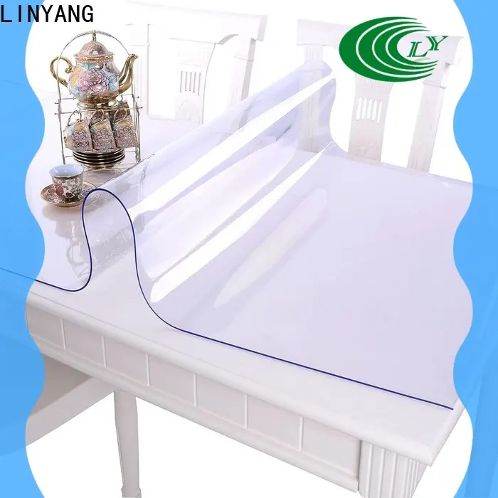 LINYANG standard Transparent PVC Film customized for handbags membrane 1
