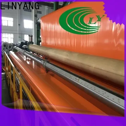 LINYANG Customized vinyl coated polyester tarp factory price for truck covers 1