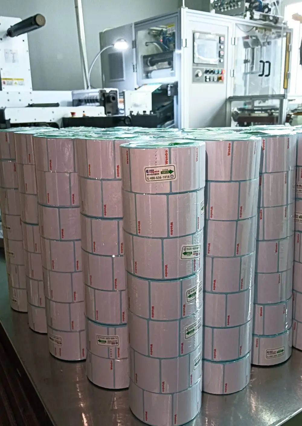 Barcode Printer Paper Roll Over 98% - - Easy Stick 6