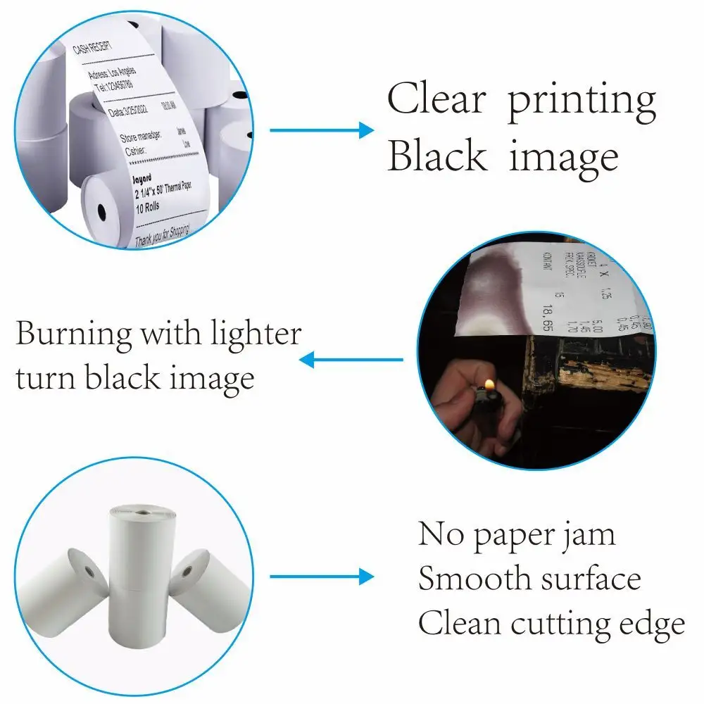 Paper Receipt Rolls White by Easy Stick 6