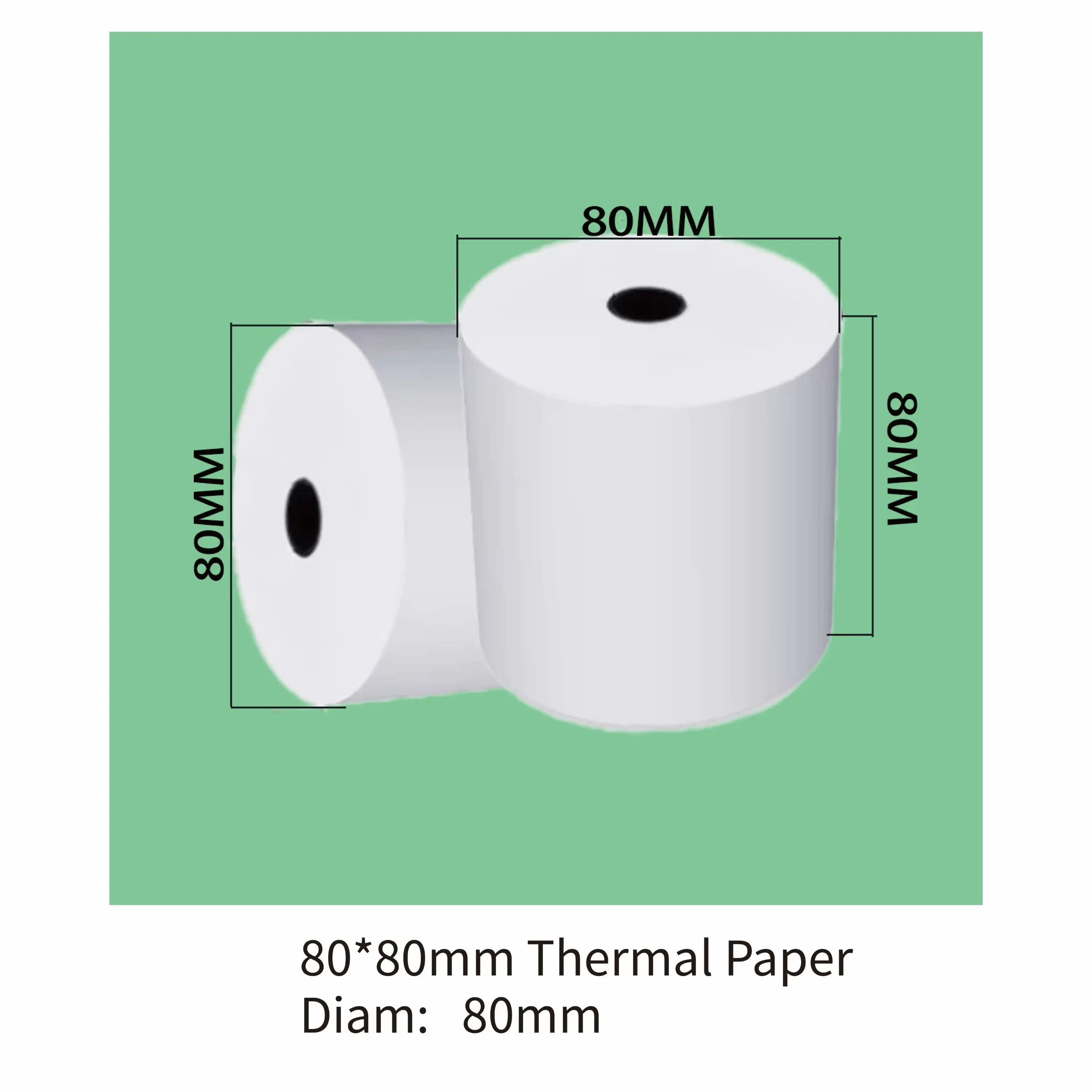 Custom Thermal Receipt Paper Easy Stick - - Easy Stick 5