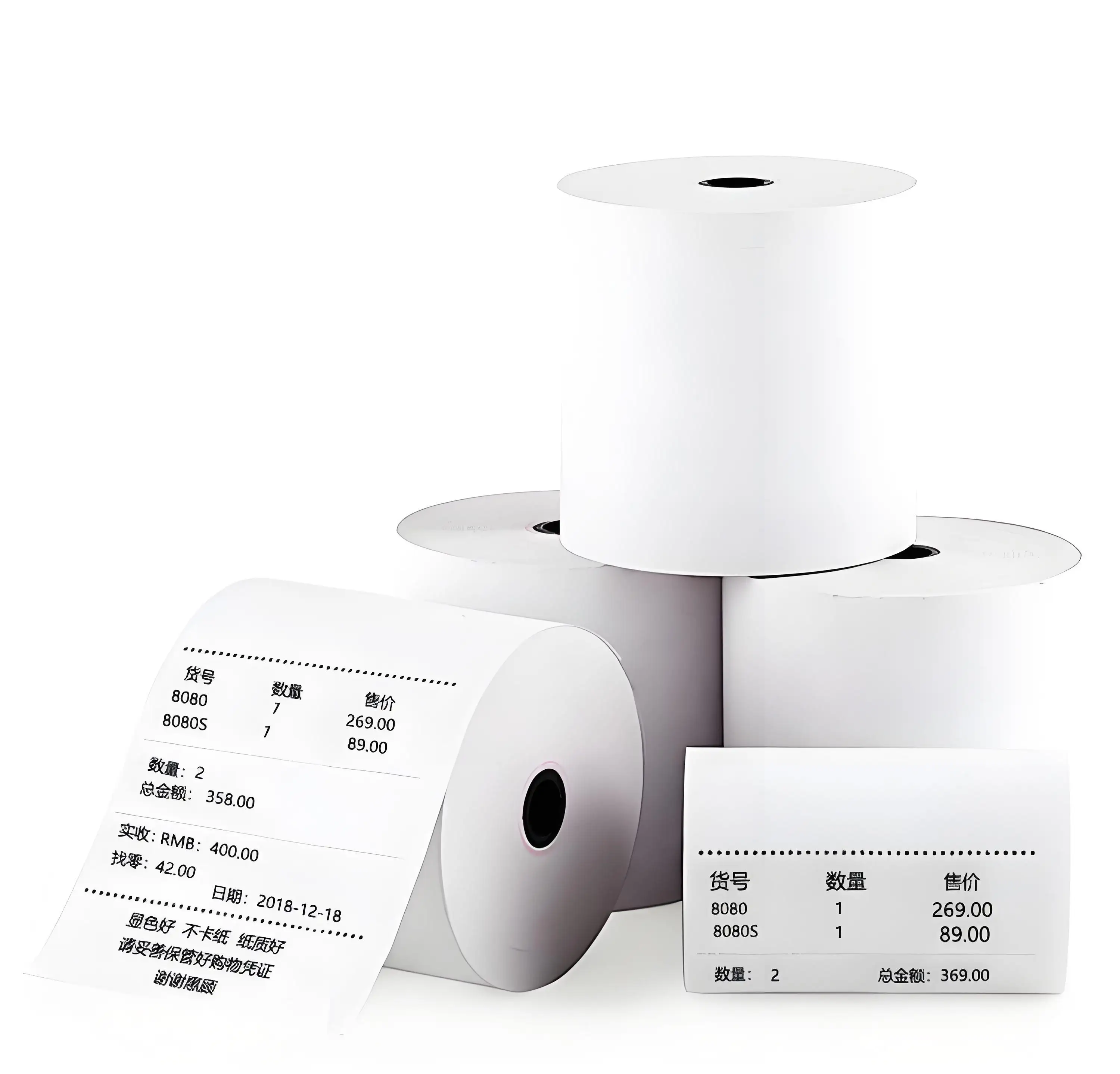 Paper Receipt Rolls White by Easy Stick 3
