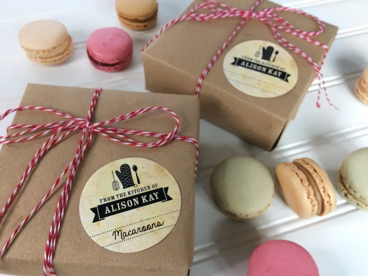 sticker packaging adhesive waterproof labels for bakeries 1