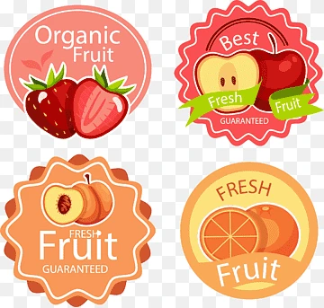 Papel de imprenta adhesivo del rollo de la impresión de la etiqueta engomada caliente de la venta para la fruta 1