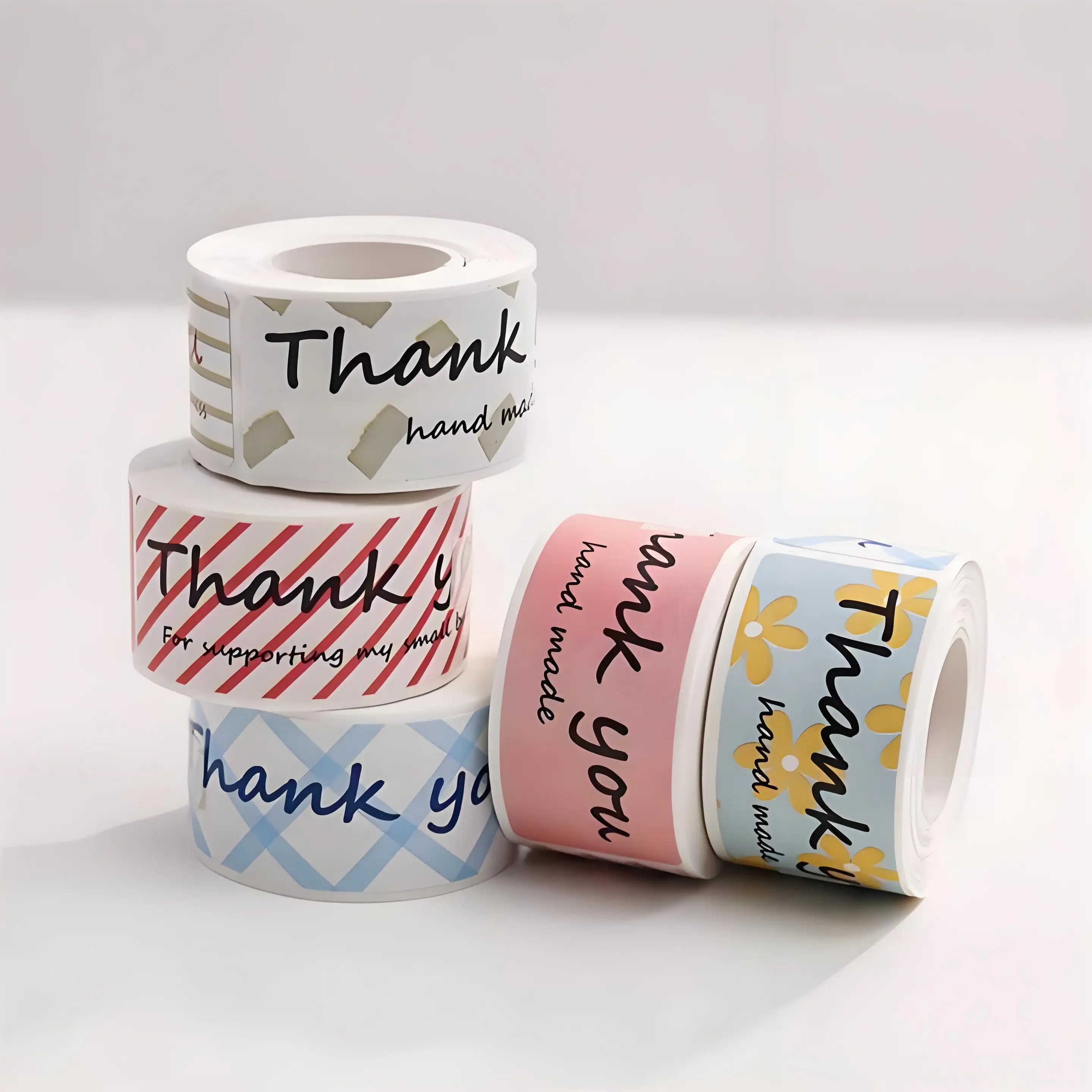 Label Paper Roll Custom Any Size Wholesale - Easy Stick 2