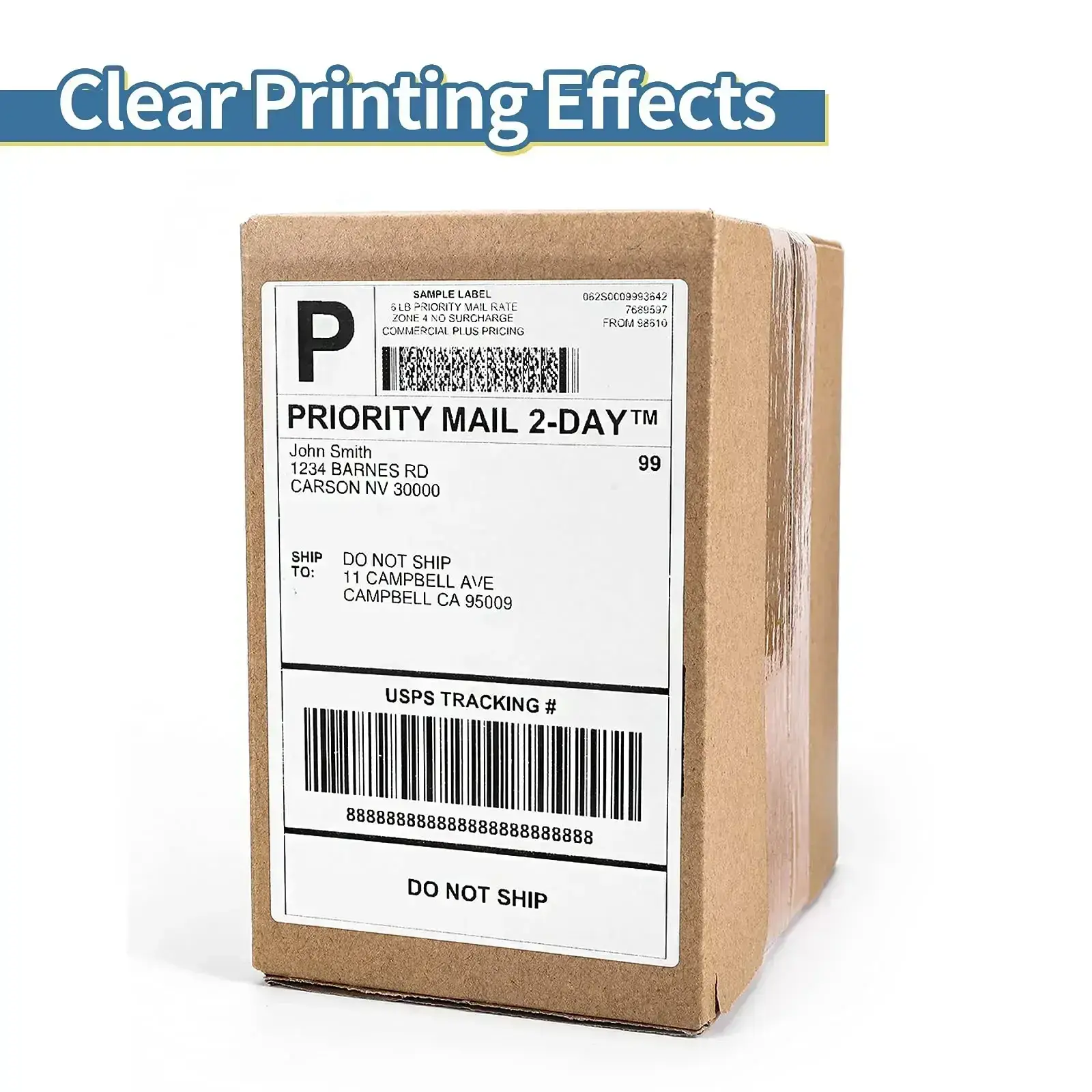Barcode Printer Roll Support by Easy Stick 5