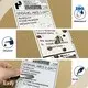 Barcode Printer Roll Support Wholesale - Easy Stick 1