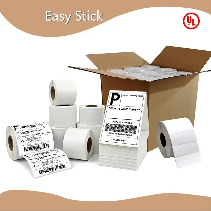 Barcode Printer Label Roll Support - - Easy Stick 1