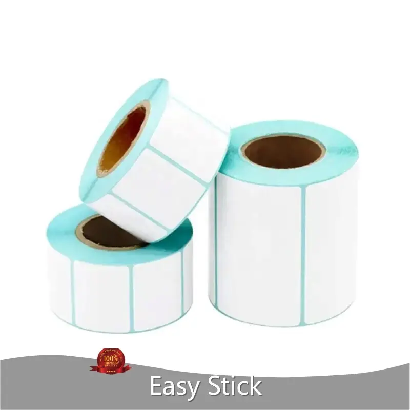 Custom Self Adhesive Label White - - Easy Stick 1