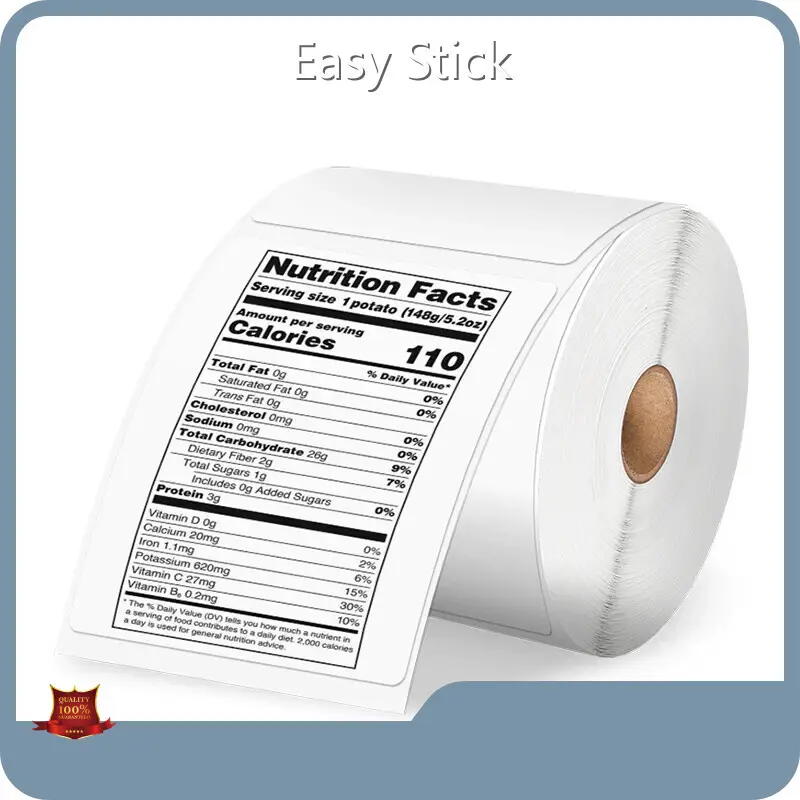 Adhesive Sticker Manufacturer Black Image - - Easy Stick 1
