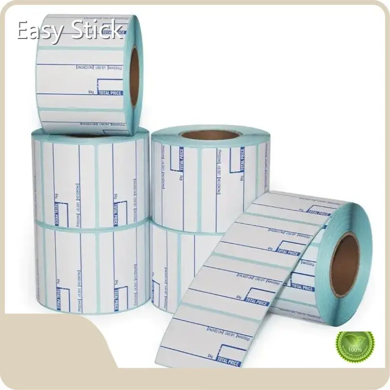 Adhesive Sticker Manufacturer 500-2000pcs/ Roll Or Custom by Easy Stick 1