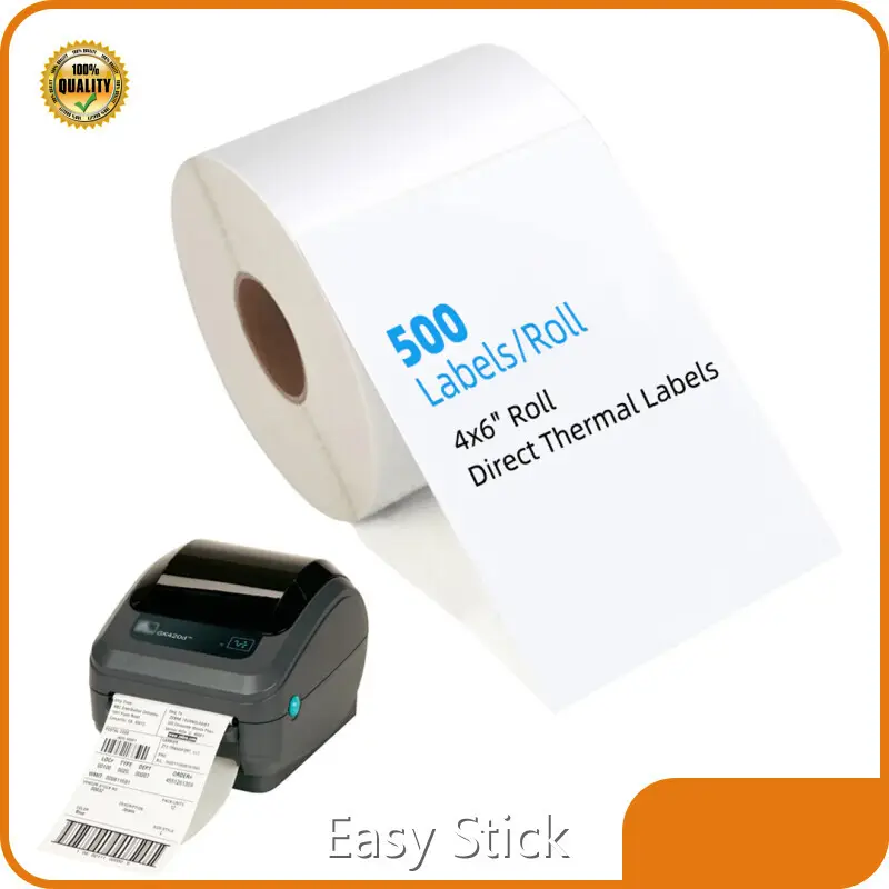Barcode Printer Roll Support by Easy Stick 1