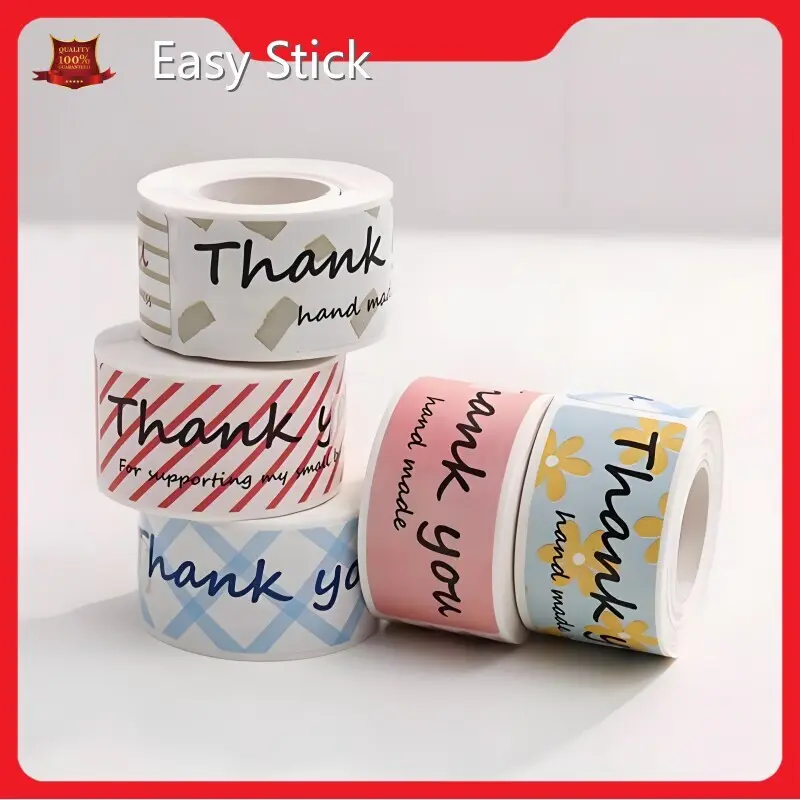 Label Paper Roll Custom Any Size Wholesale - Easy Stick 1