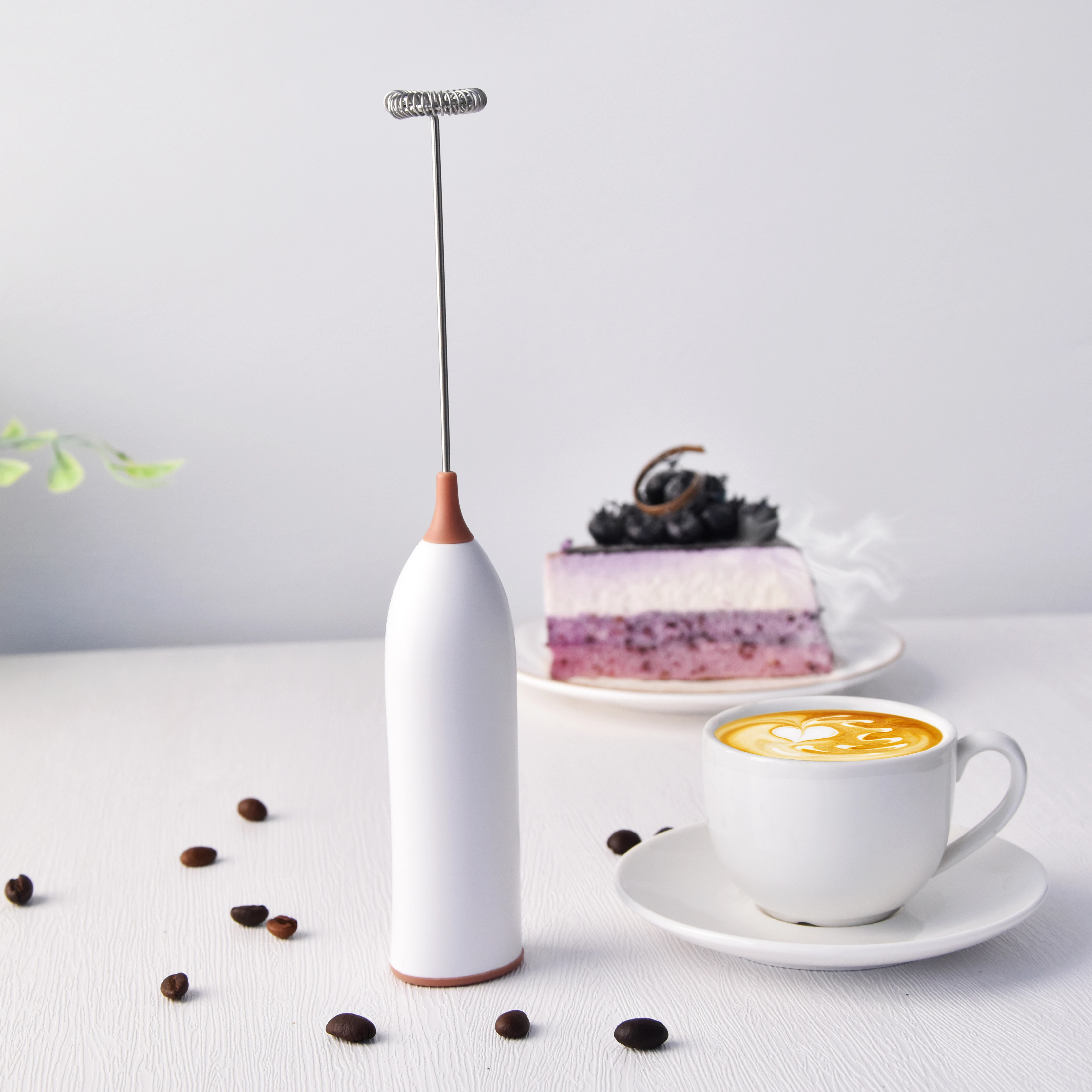 RL-1501K portátil espumador de leite inteligente automático fabricante de espuma com carregador USB múltiplas cores de plástico 1