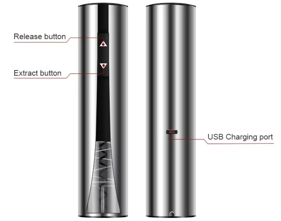 RL Royal Automatic Wine Bottle Opener Automatic Wine Bottle Openerfactory 9