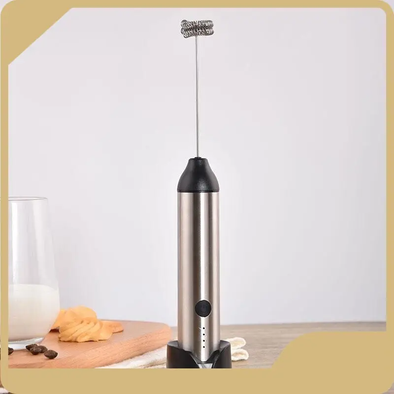 High Quality Rechargeable Handheld Milk Frother for Restaurant 1
