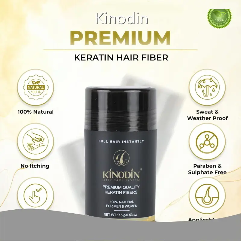 Hair Building Fibers Dark Brown Wholesale - Kinodin 1