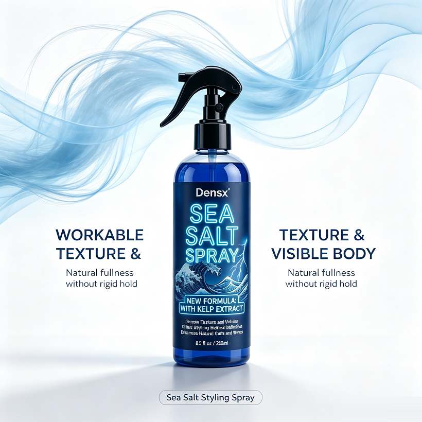 Spray de cabelo com sal marinho e ervas de marca própria 1