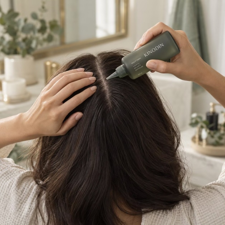 Serum Tonik Kulit Kepala Premium Merek Pribadi 4
