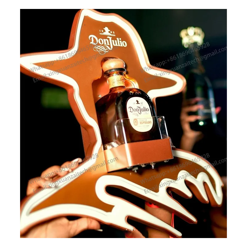 LED Acrylic Bottle Glorifier for Don Julio Tequila, Vodka, Whiskey 7