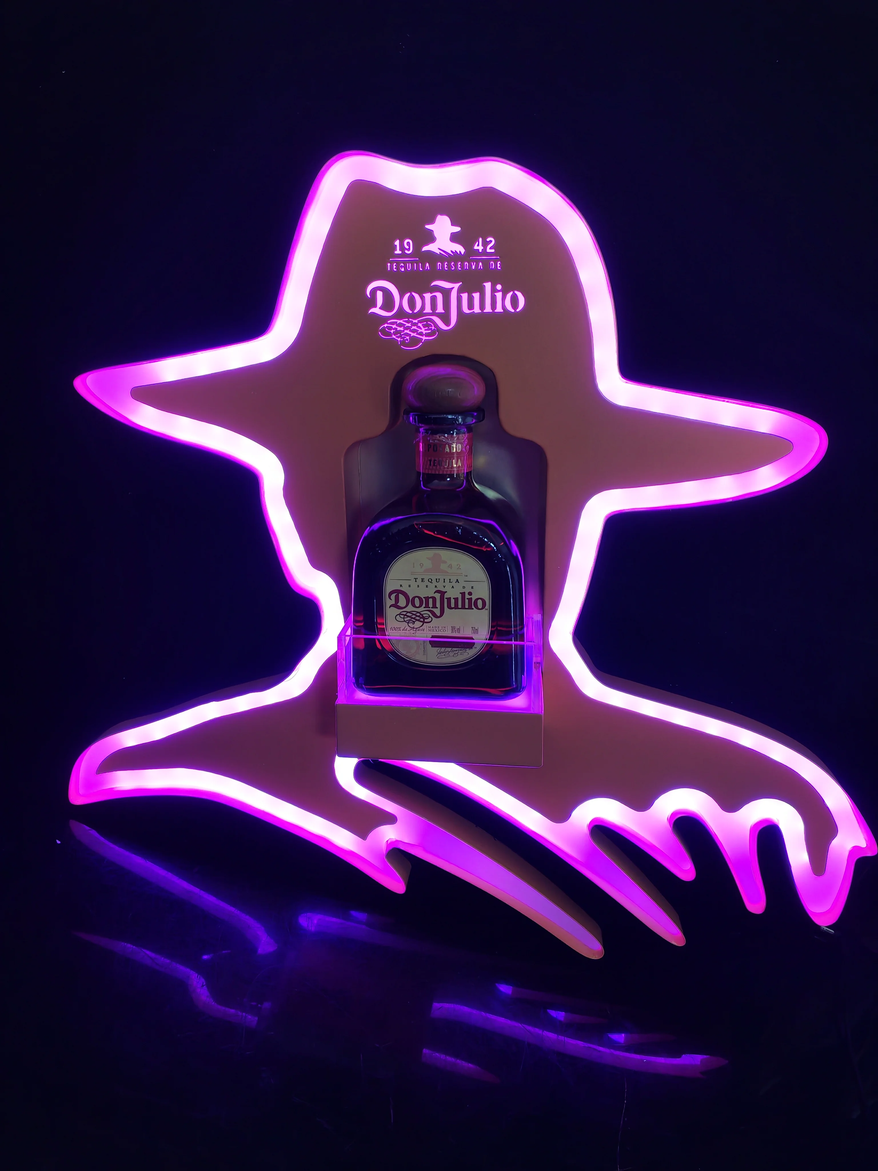 LED Acrylic Bottle Glorifier for Don Julio Tequila, Vodka, Whiskey 4