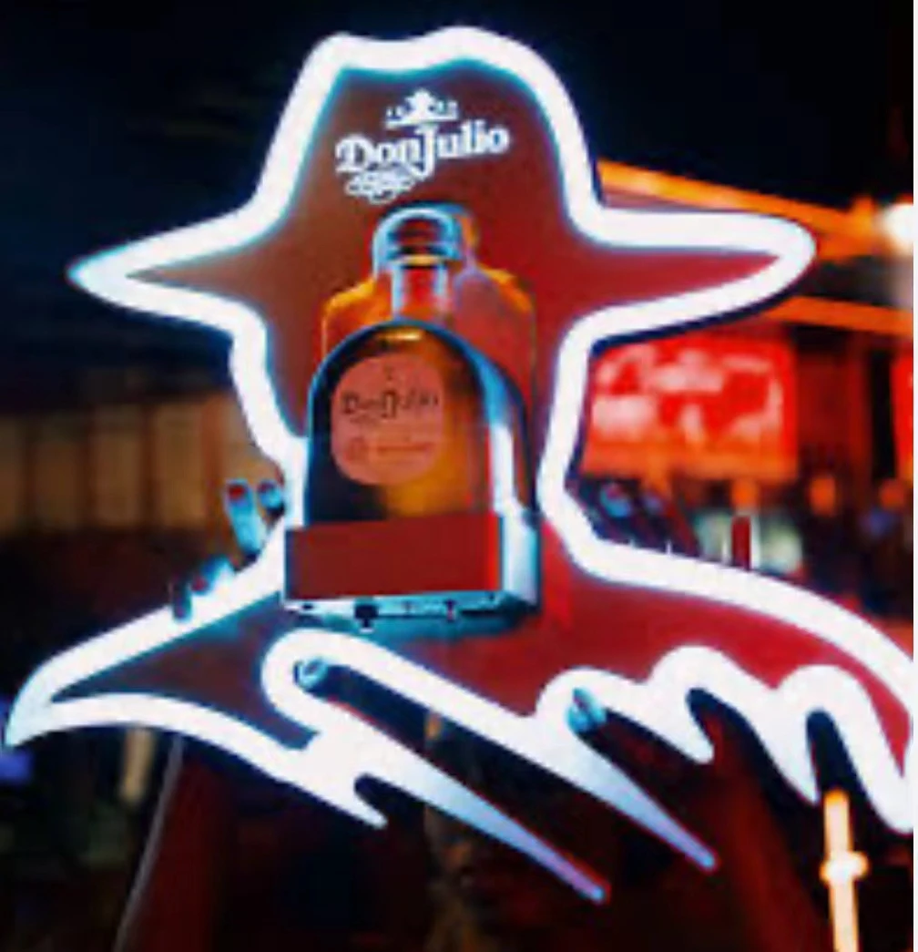LED Acrylic Bottle Glorifier for Don Julio Tequila, Vodka, Whiskey 2