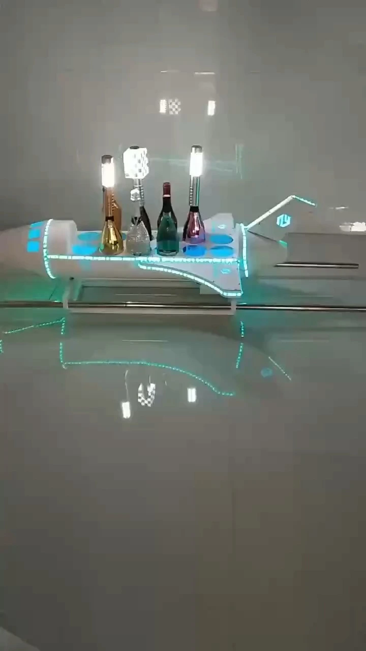 Support de bouteille de Champagne de logo adapté aux besoins du client par 6 trous pour la boîte de nuit 1