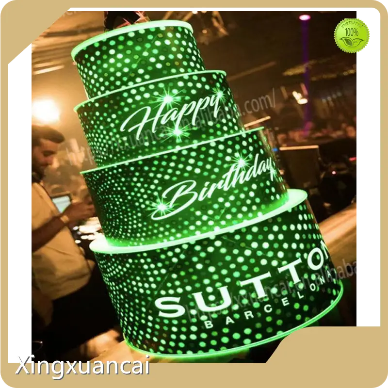Led Ice Bucket Static Weak Or Bright and Flashing Multi Colors Or Customized Can Be Customizedmanufacturer 1