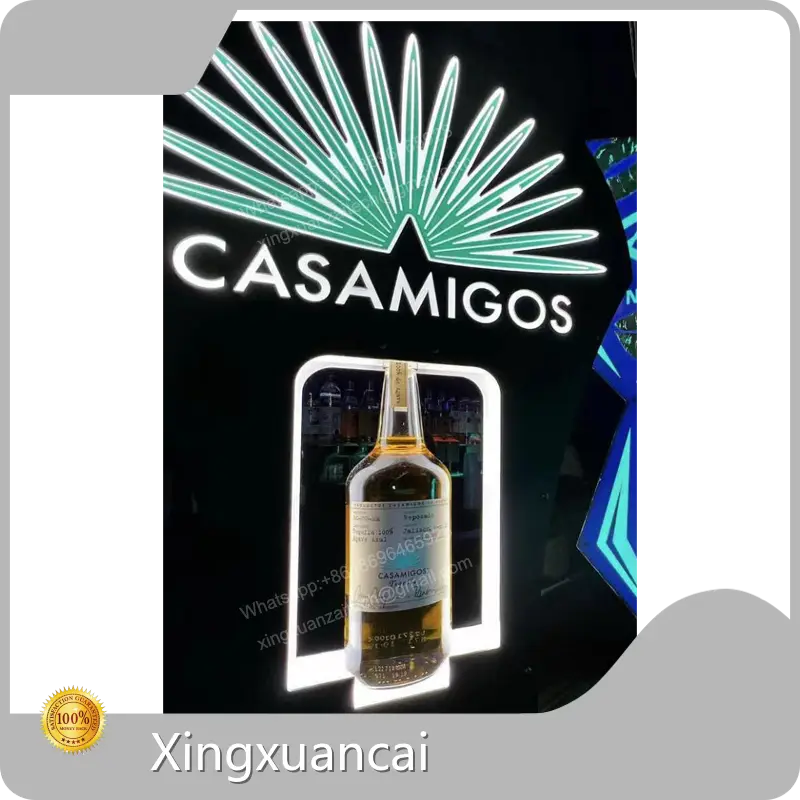 Led Letter Board Bottle Presenter for Bar Customized Shapefactory 1