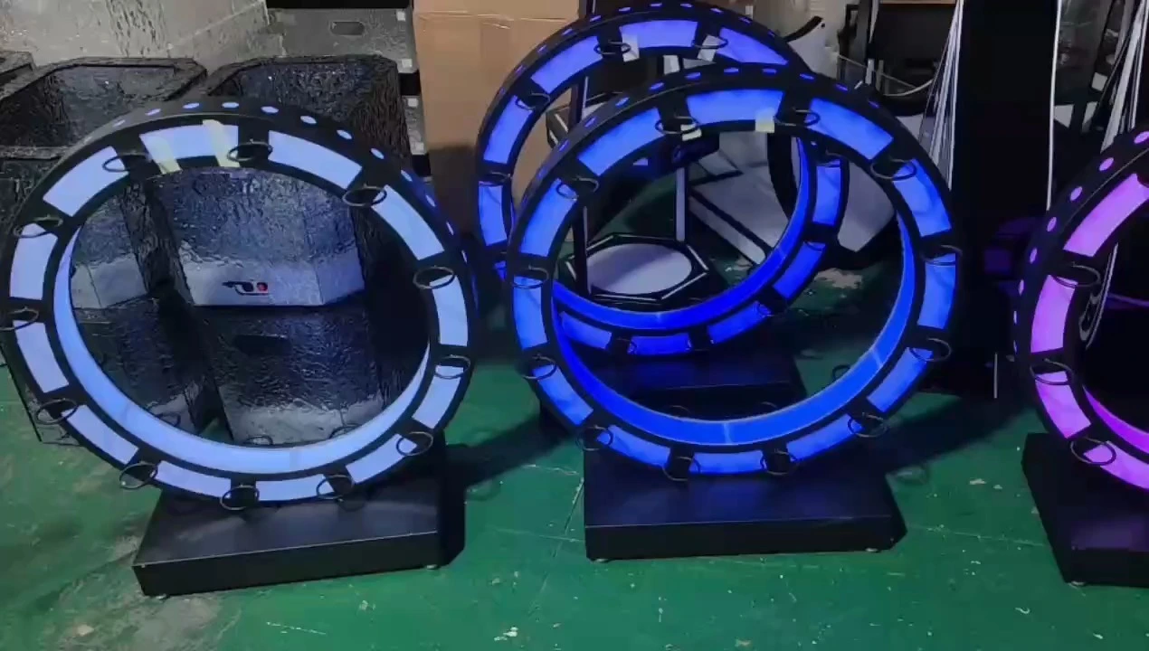 Xingxuancai Brand 24 Holes Rechargeable LED Shot Glass Iron Art Tray For Nightclub-1735091927616406 1