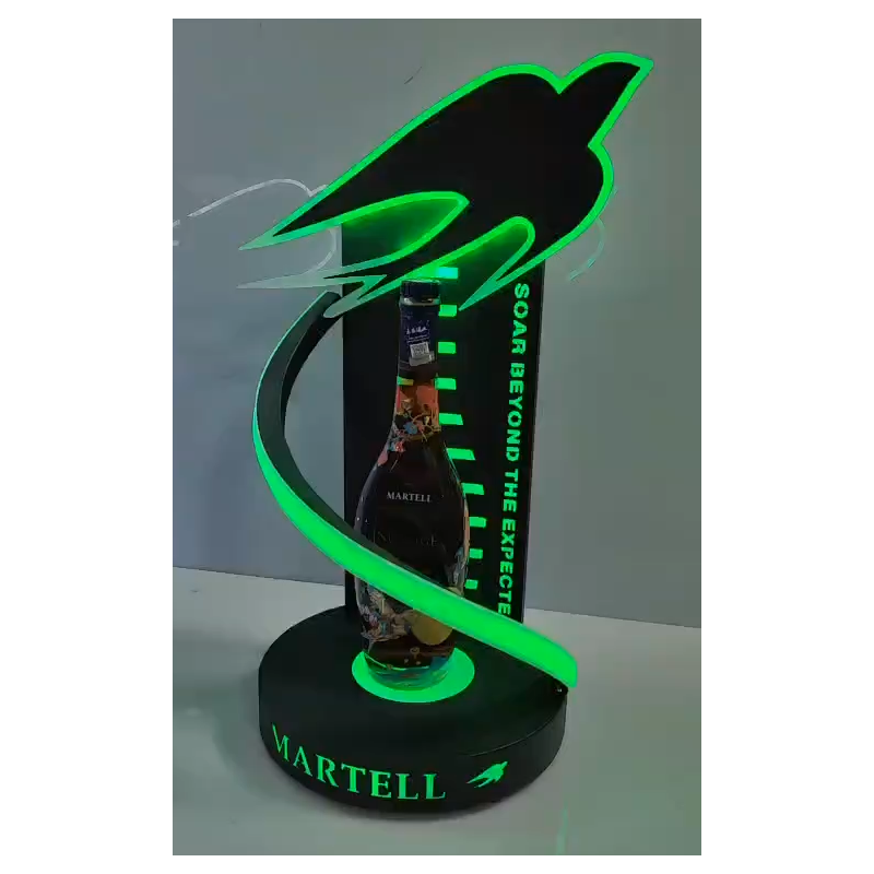 Martell Customized Logo Full Color Led Bottle Glorifier For Nightclub 4