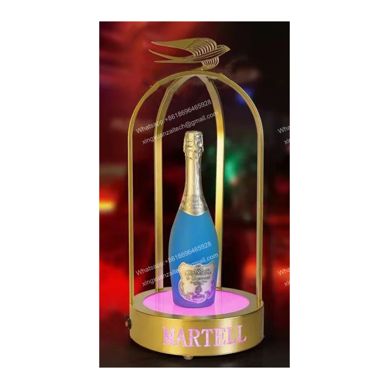 Martell Customized Logo Full Color Led Bottle Glorifier For Nightclub 6