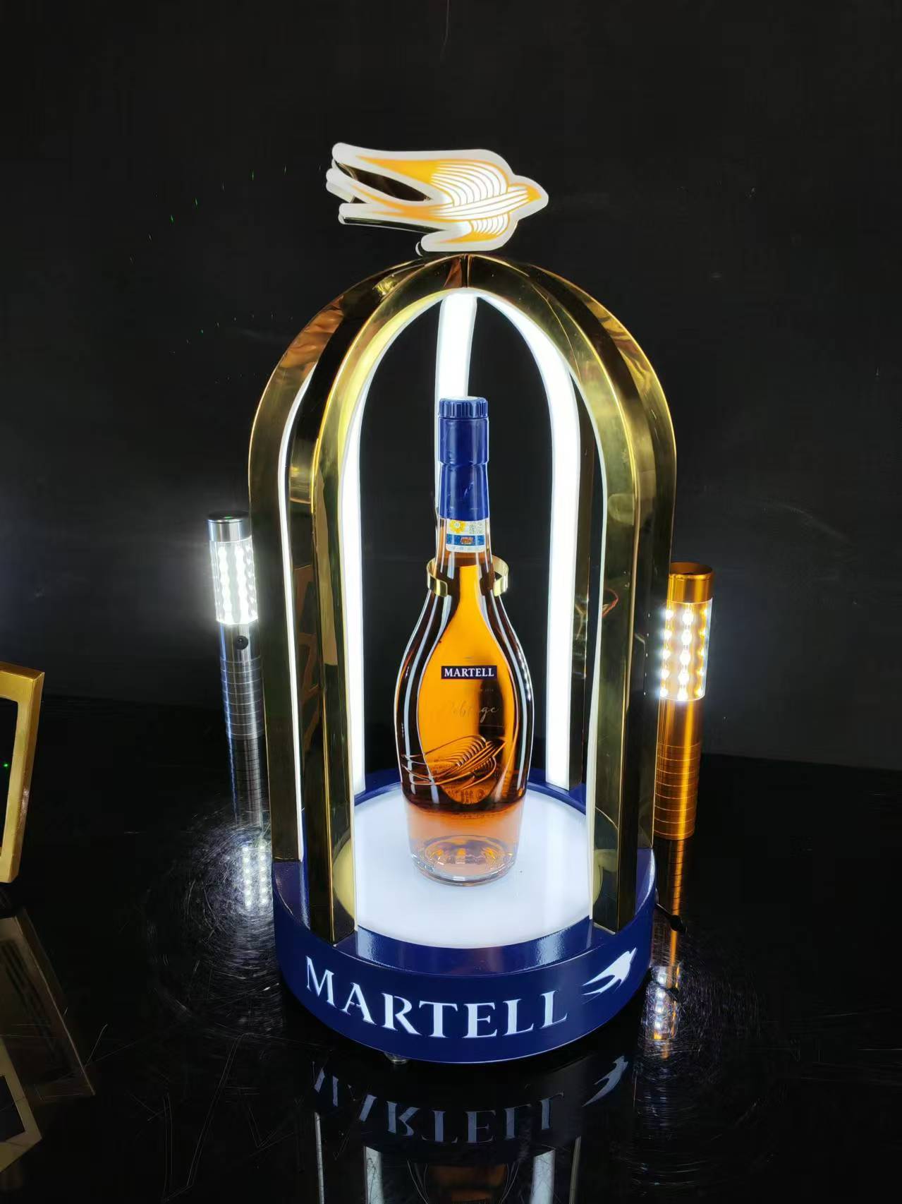 Martell Customized Logo Full Color Led Bottle Glorifier For Nightclub 7