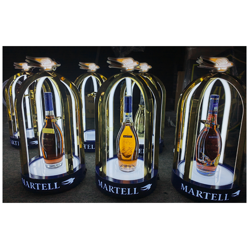 Martell Customized Logo Full Color Led Bottle Glorifier For Nightclub 3
