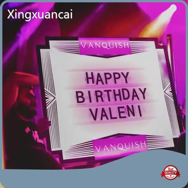 For Bar Indoor Digital Marquee Sign Static Weak Or Bright and Flashing Multi Colors Or Customized by Xingxuancai 1