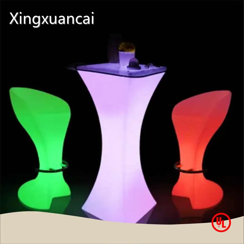 Bulk Production Led Bar Table and Chairs for Bar 1