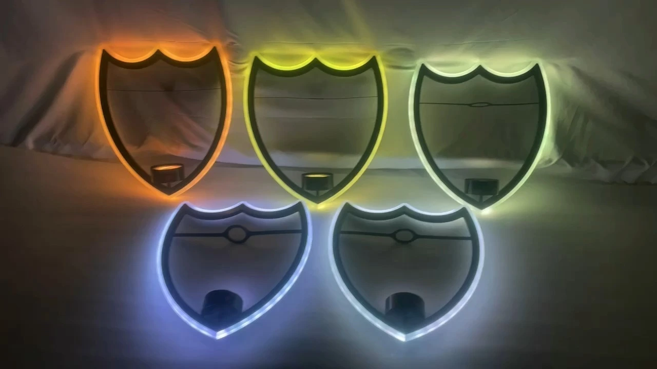 LED Dom Perignon Champagne Bottle Presenter Vip Display For Nightclub 1