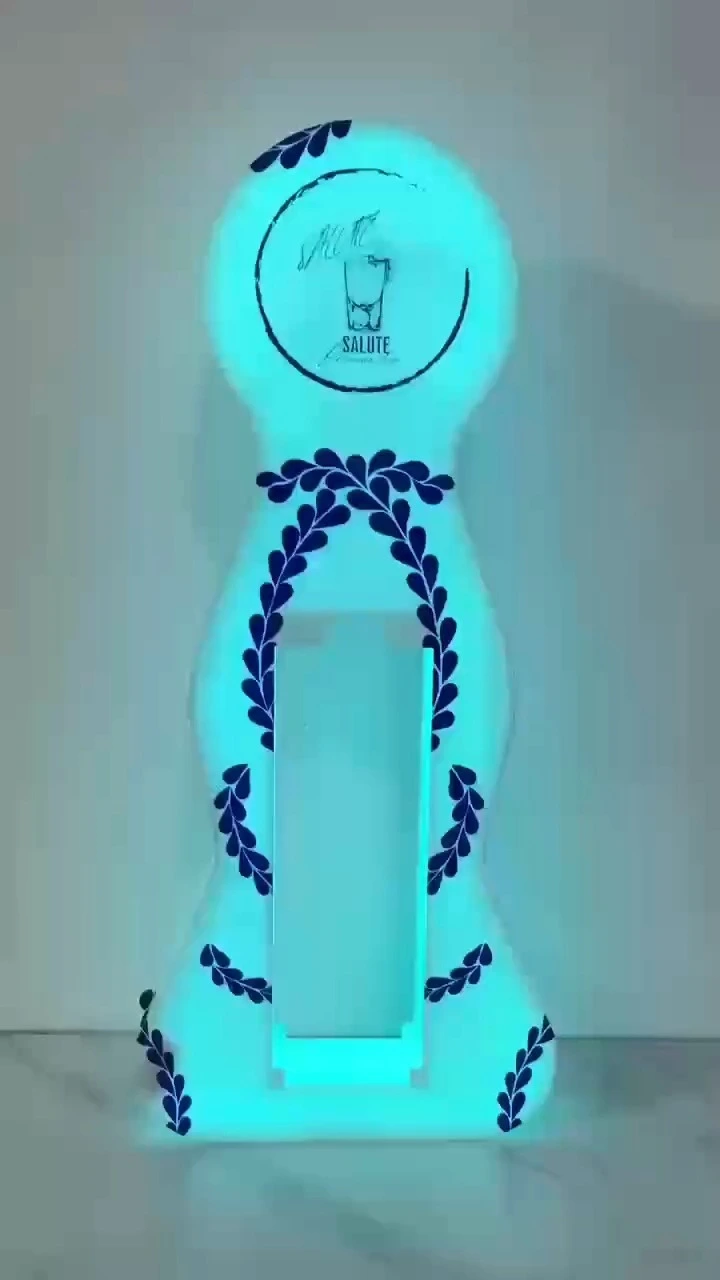 Interactive LED Effects Clase Azul Tequila Bottle Presenter  For Nightclub Bar Centerpiece1 1