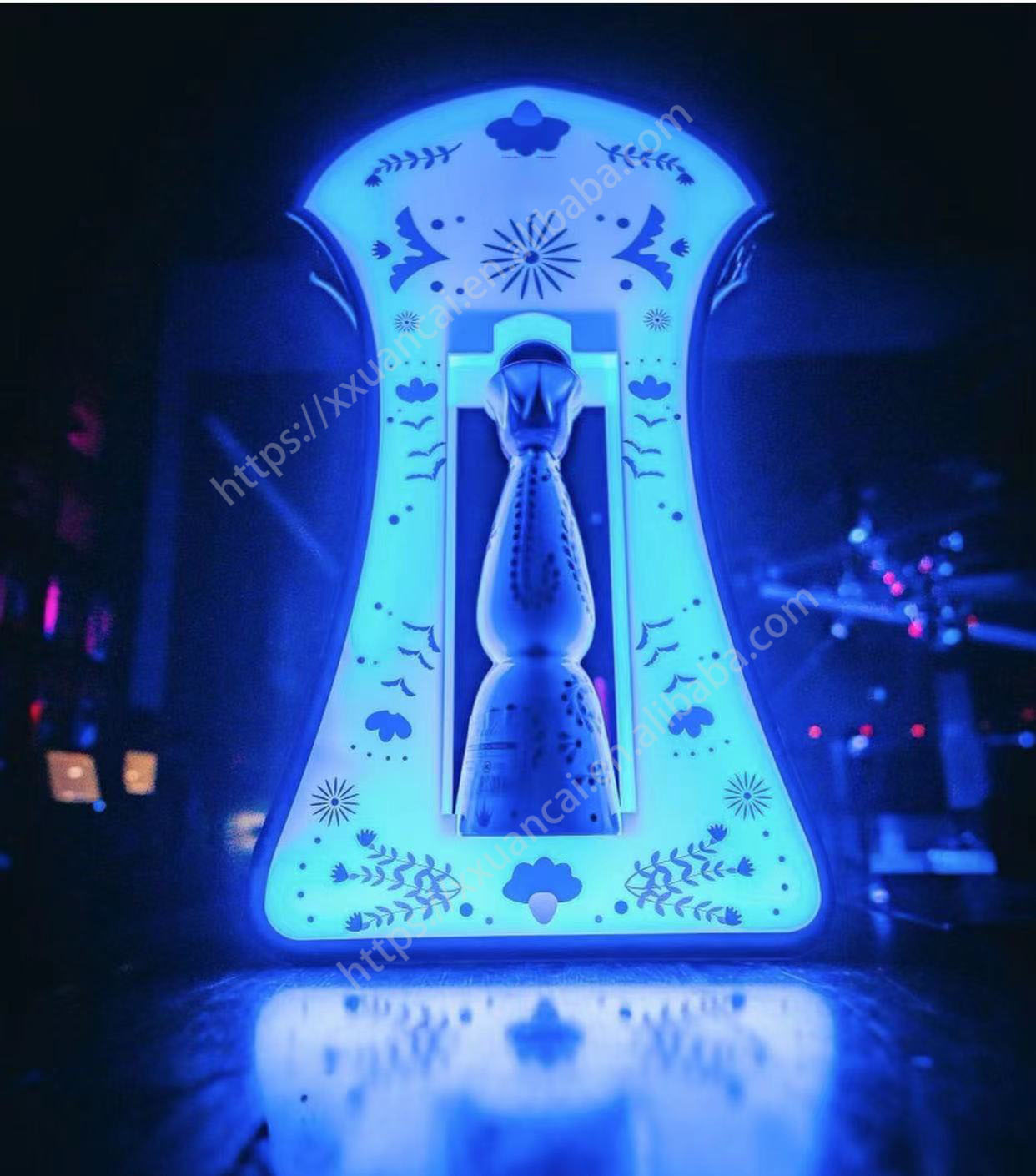 インタラクティブLEDエフェクトClase Azul Tequilaボトルプレゼンターナイトクラブバーのセンターピース2 7