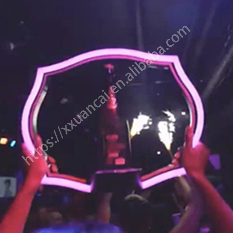 Xingxuancai LED BELAIRE BOTTLE PRESENTER Rechargeable | Custom Branded Logo | RGB Nightclub Spectacle 11