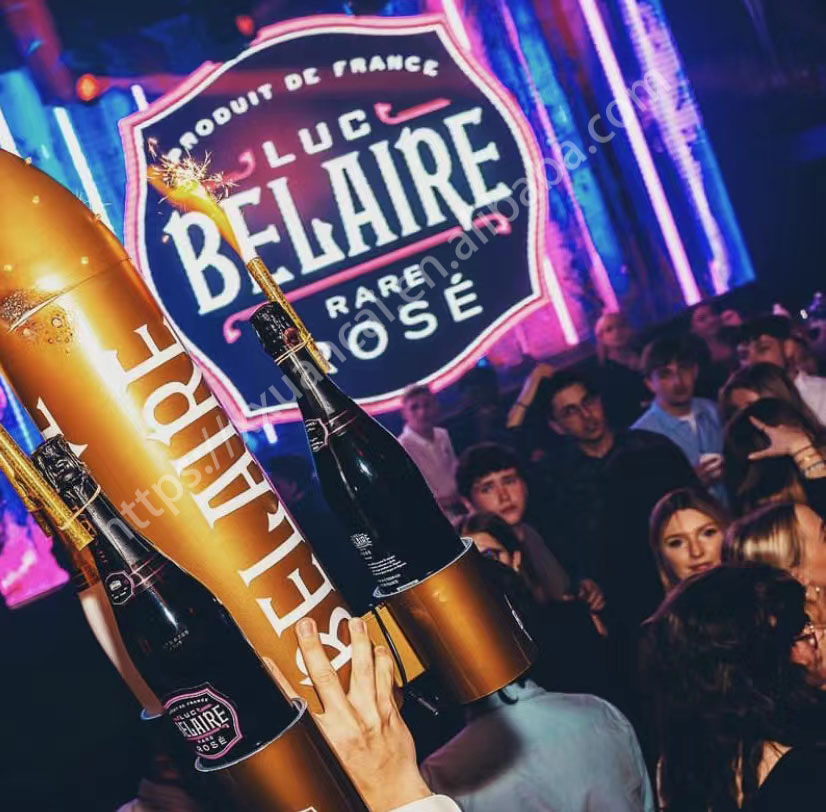 XingXuancai Led Belaire Brand Sign Rechargeable |カスタムブランドのロゴ| RGBナイトクラブスペクタクル 3