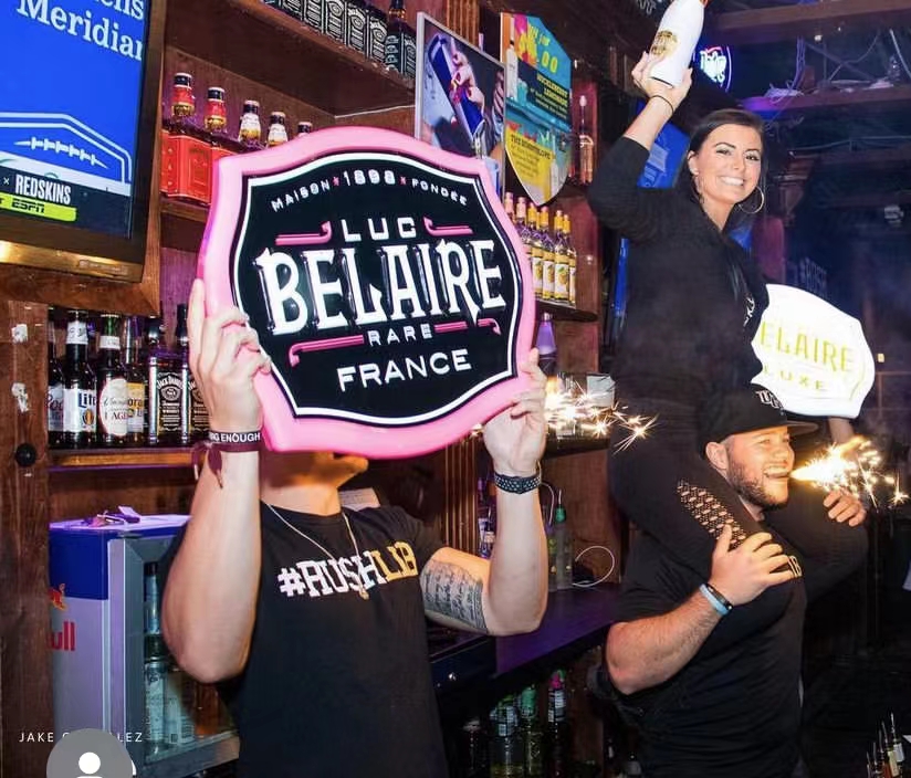 XingXuancai Led Belaire Brand Sign Rechargeable |カスタムブランドのロゴ| RGBナイトクラブスペクタクル 4
