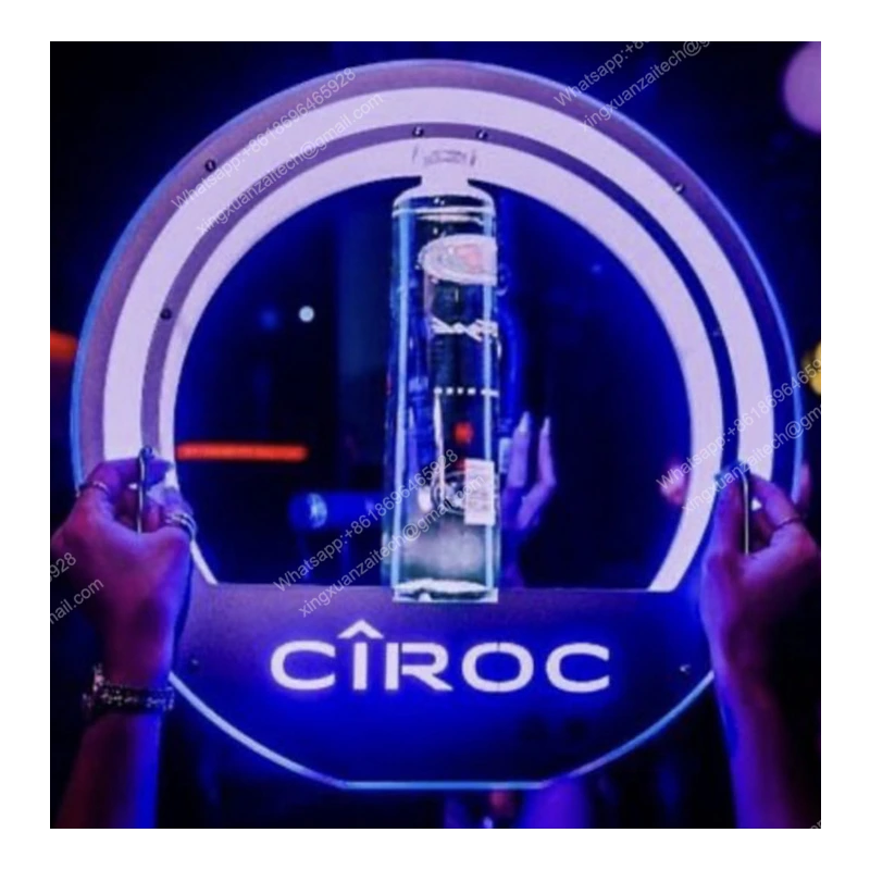 Xingxuancai LED CIROC Botella Presentador Recargable | Logotipo de marca personalizado | RGB Nightclub Spectacle-1740570252276921 1