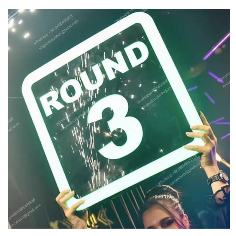 Customizable Rechargeable RGB LED Light Box for Nightclubs 1