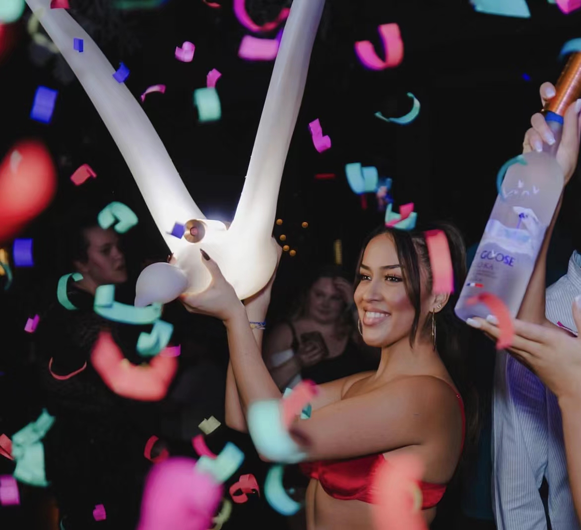 Présentoir à LED blanc pour bouteille de vodka Grey Goose pour discothèque 5