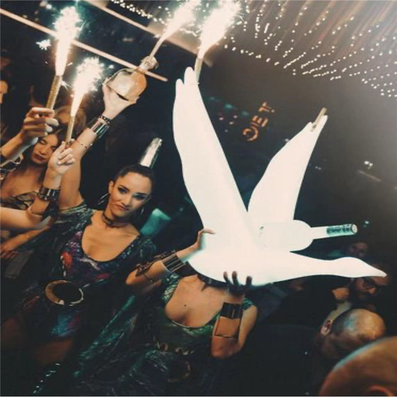 Présentoir à LED blanc pour bouteille de vodka Grey Goose pour discothèque 8